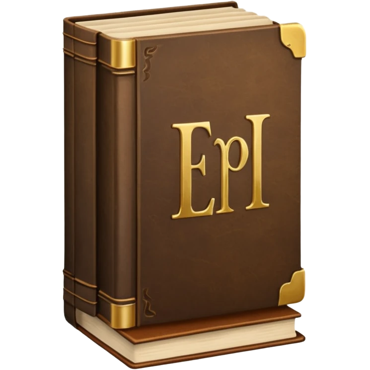 Pedestal with book emoji