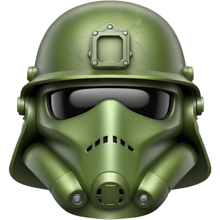 green soldier helmet emoji