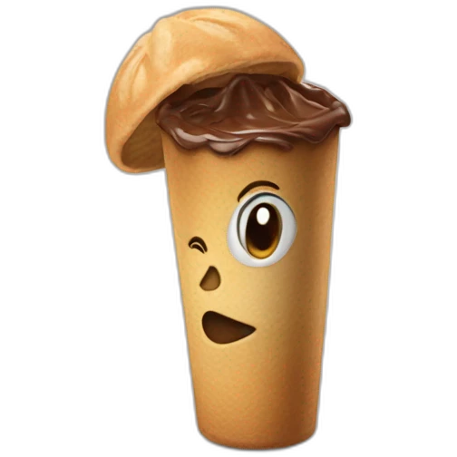 Un caca qui boit du coca emoji