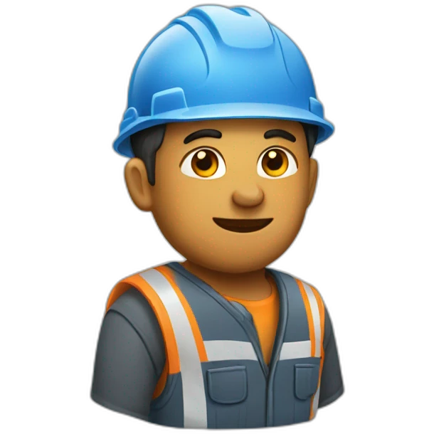 Construction worker emoji