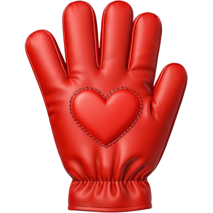 Love glove emoji