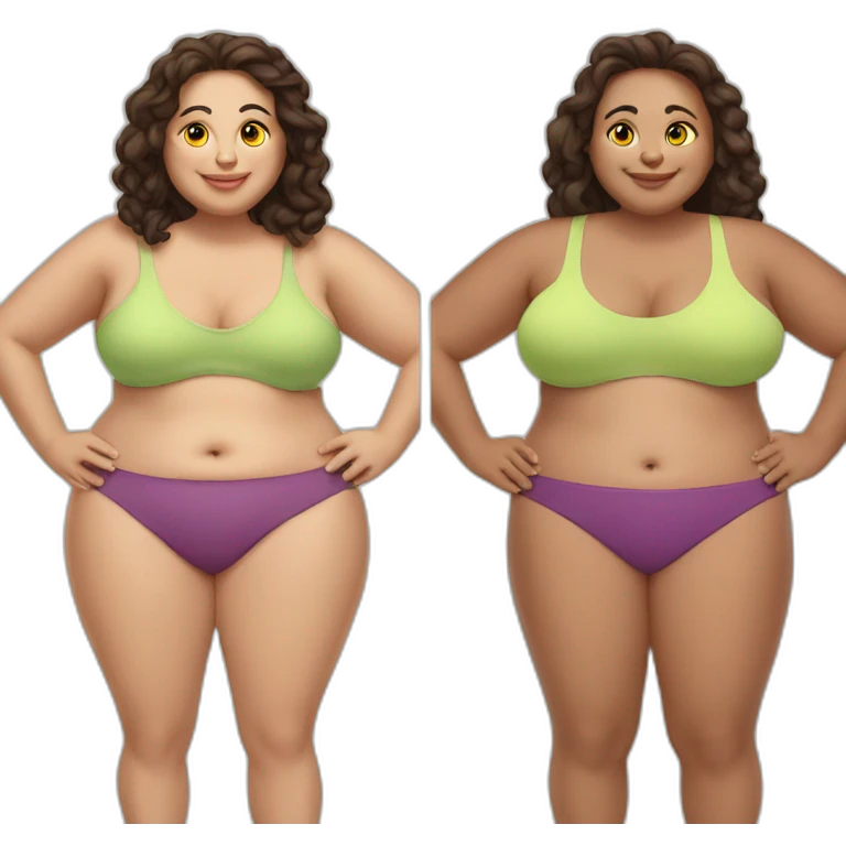 weight loss before and after emoji