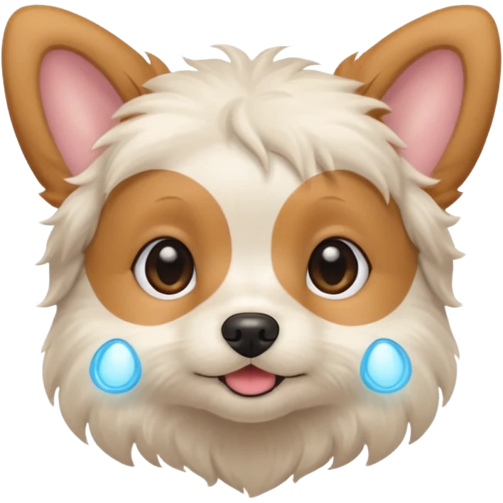 щпиц со светлой шерстью emoji