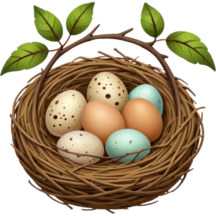 bird nest emoji
