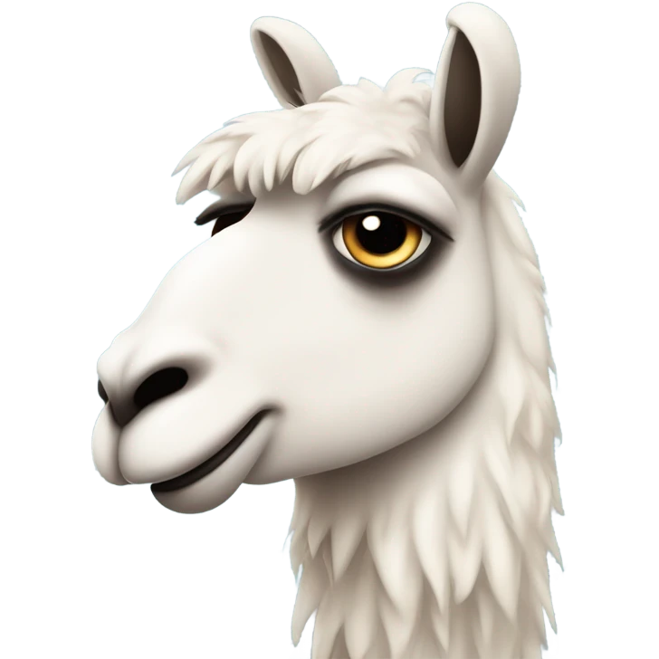 sad lama  emoji