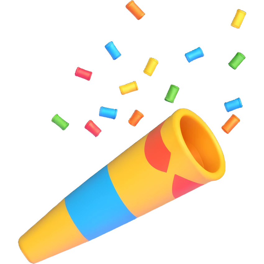 a party popper emoji