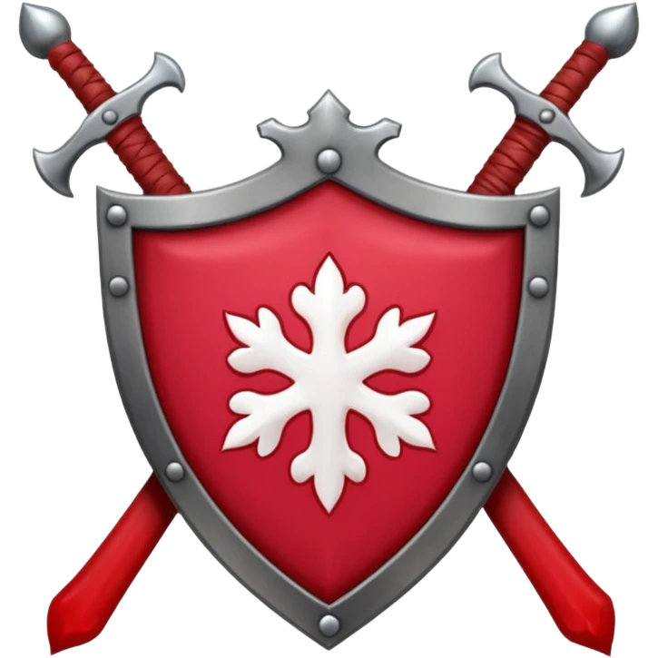 brasão sangrando medieval rosa de sangue vermelha emoji