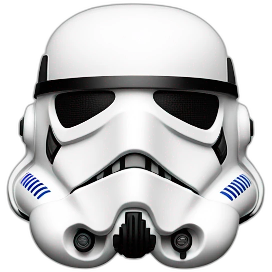 stormtrooper broken helmet emoji