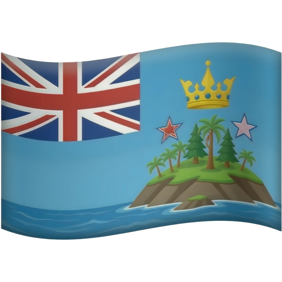 make a flag for three kings islands emoji