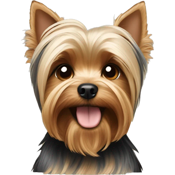 Yorkshire terrier with short hair emoji