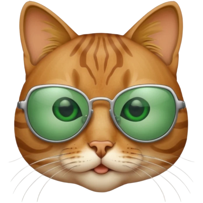 Cat wearing sunglasses emoji
