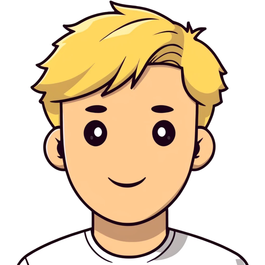 guy with blonde hair emoji