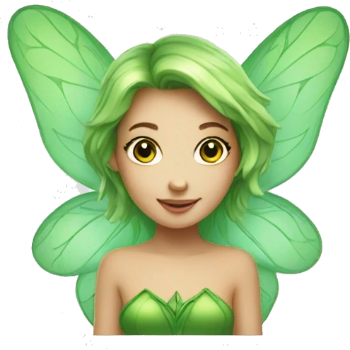 Little green fairy emoji