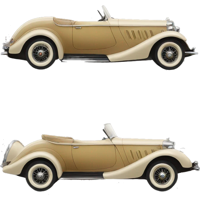 Vintage car emoji