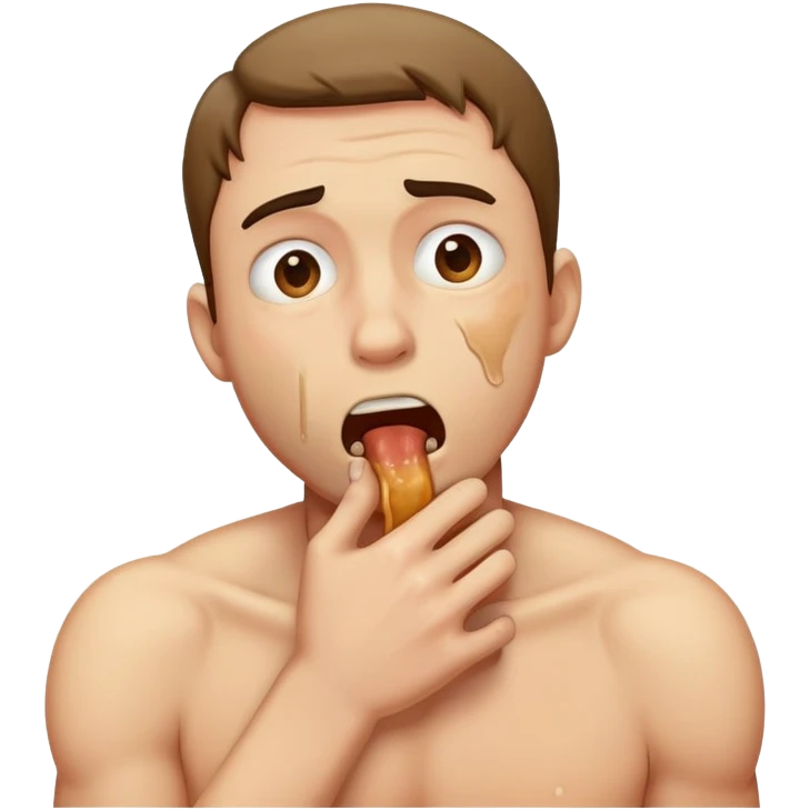 Man choking  emoji