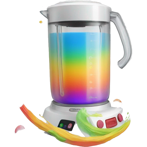 rainbow blender emoji