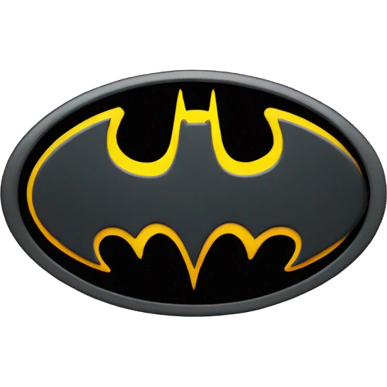 Batman logo emoji