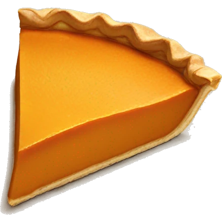pumpkin pie slice  emoji
