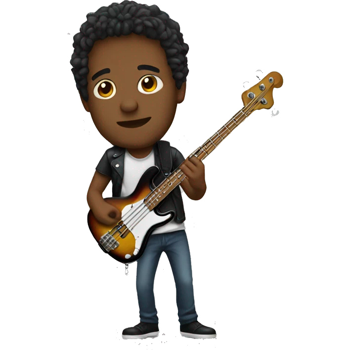 Bass guitarist  emoji