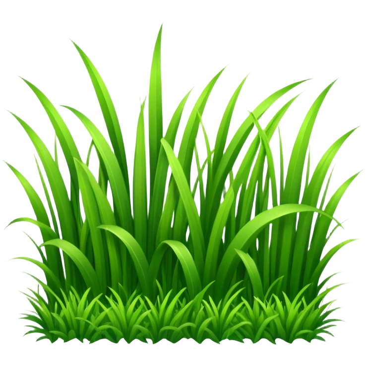 green grass straight  emoji