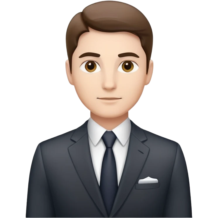 ceo business confidently, wears smart business attire emoji