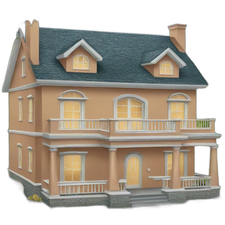 large house emoji