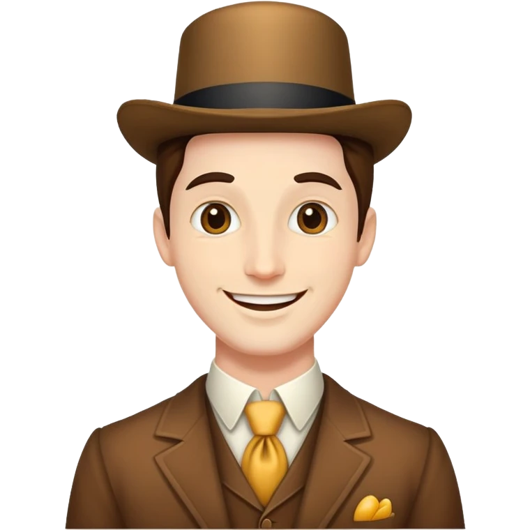 Happy face dandy emoji