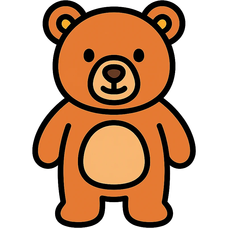 colored bear icon emoji