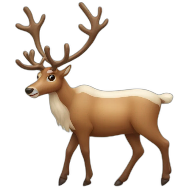 Reindeer emoji