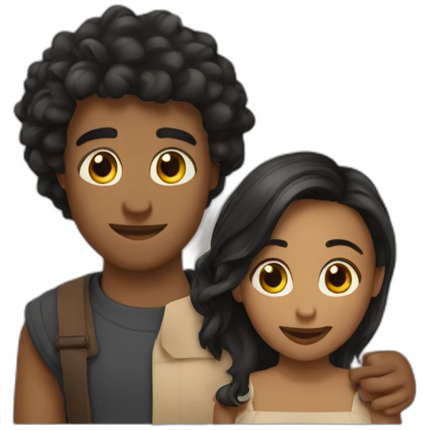 2 amoureux emoji