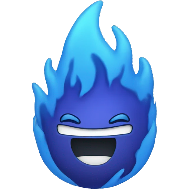 blue fire emoji