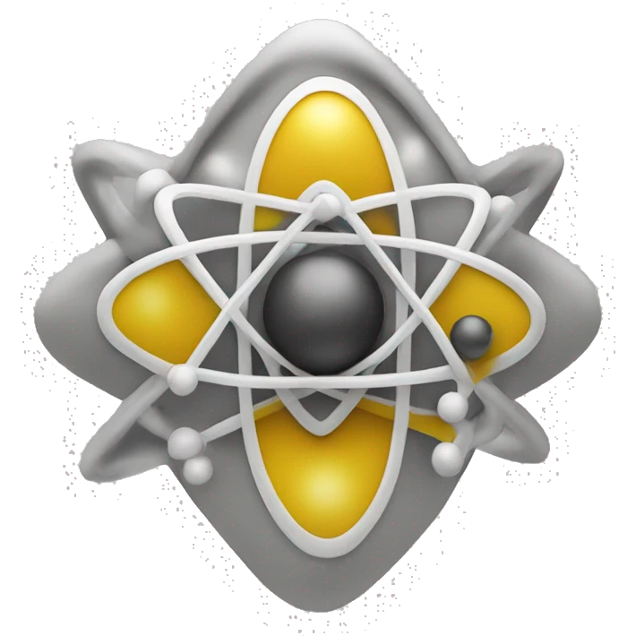 A simple model of the atom emoji