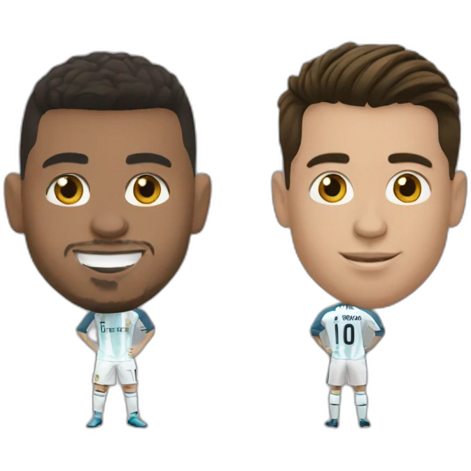 Ronaldo messi emoji