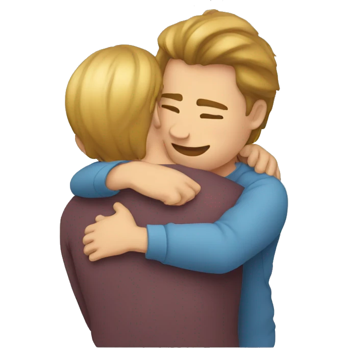 Tight hug emoji
