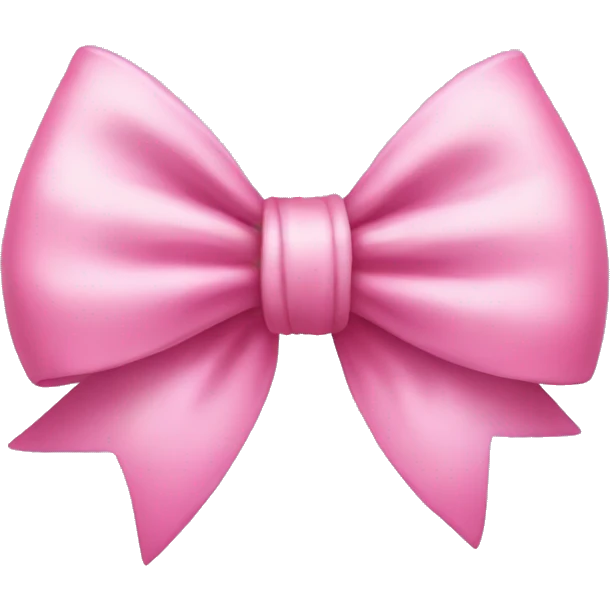 cute pink bow emoji