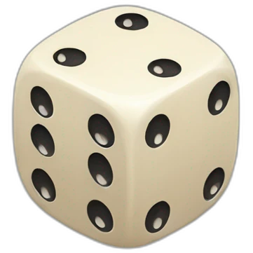 1000000 side dice emoji