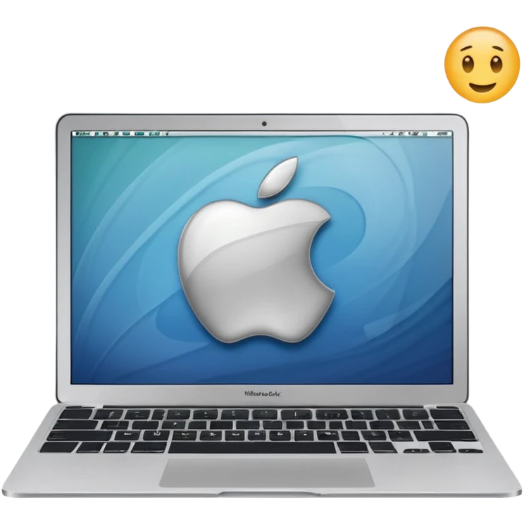 MacBook Air coding  emoji