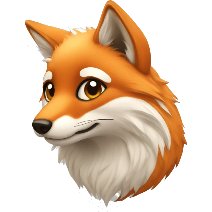 cute fox face emoji