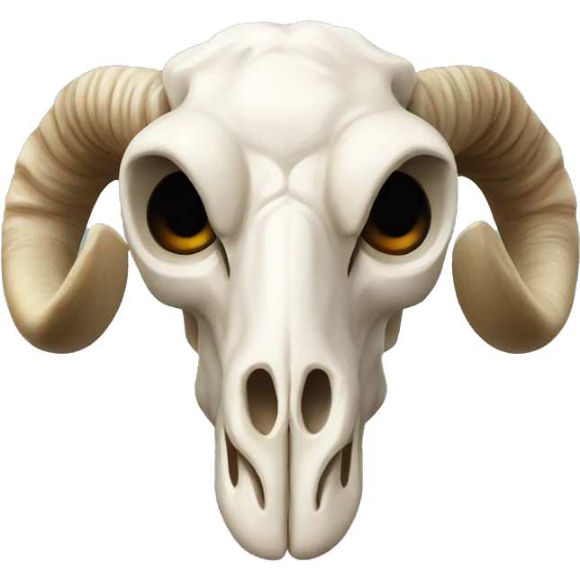 Sheep skull front view emoji