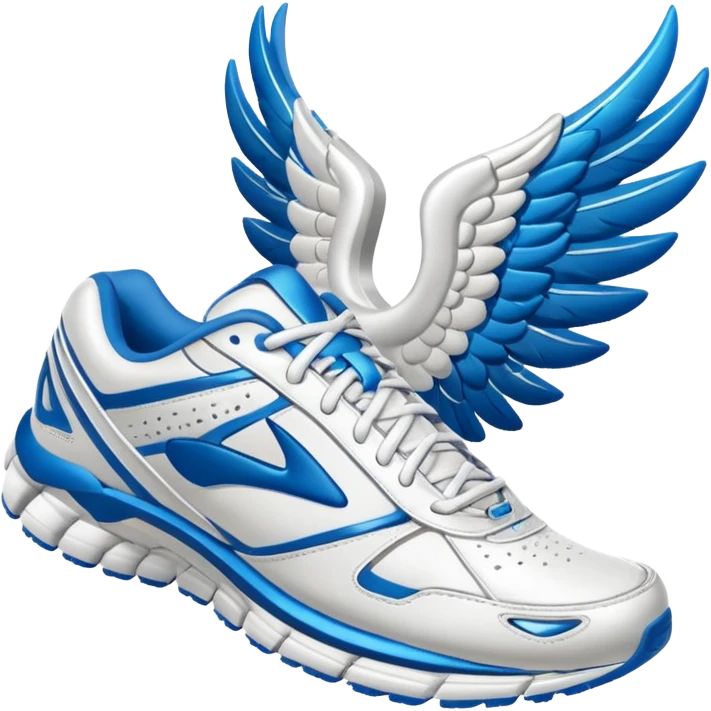 Brooks running sneakers with wings on them emoji