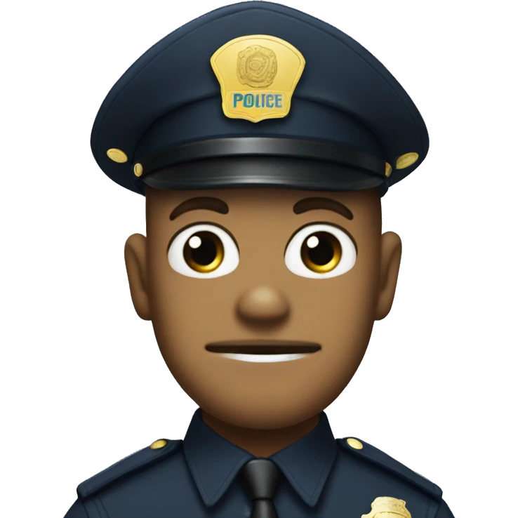 Octopus as police officer emoji