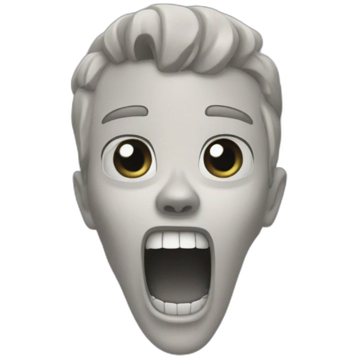 Scream  emoji