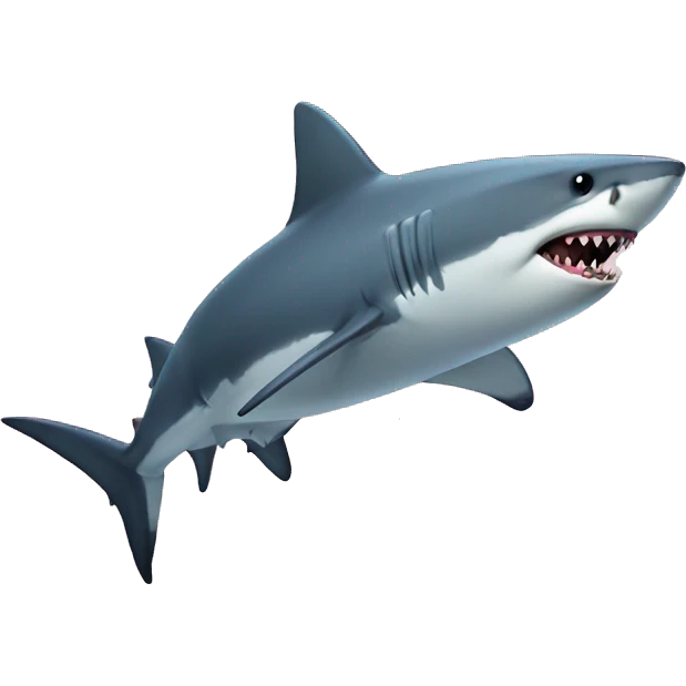 Super shark emoji