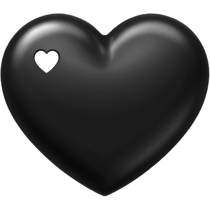 black heart emoji