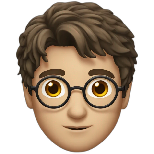 Harry potter avec sa cicatrice emoji