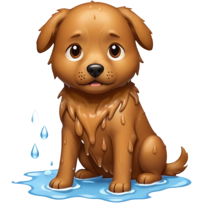 wet dog emoji