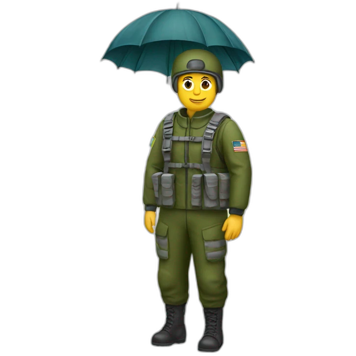 Parachutiste emoji
