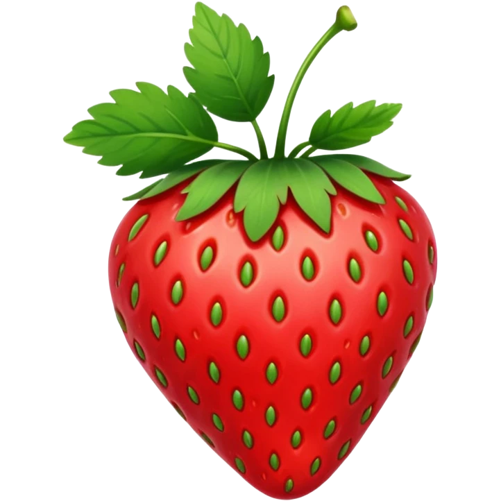 Una fresa pero en boseto emoji