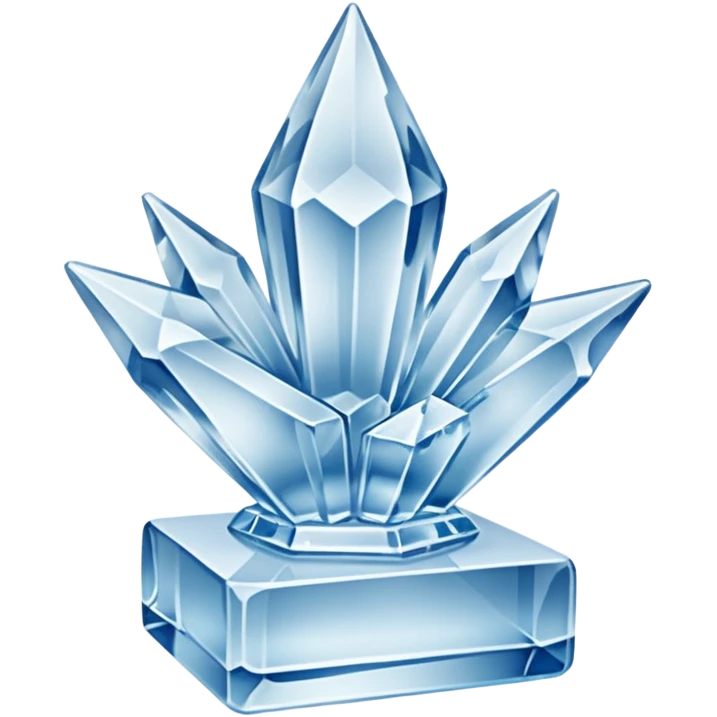 full  ice sculpture emoji