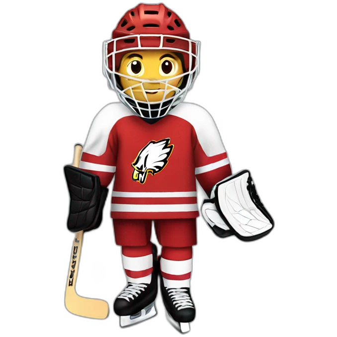 Hockey goalie  emoji